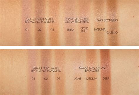 gucci bronzer swatches|gucci sun kissed glow bronzer.